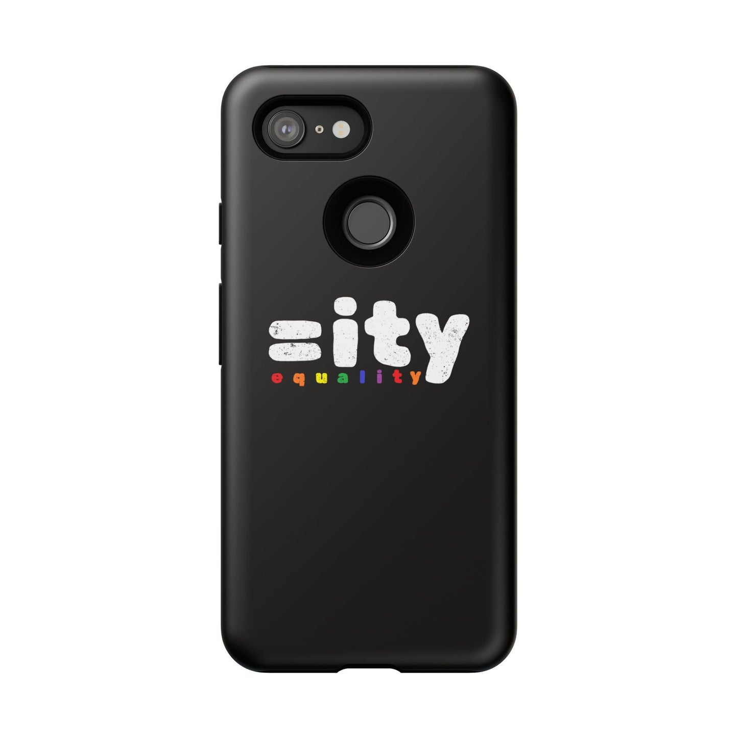 Rainbow Equality Tough Phone Case - Celebrate Diversity and Inclusion