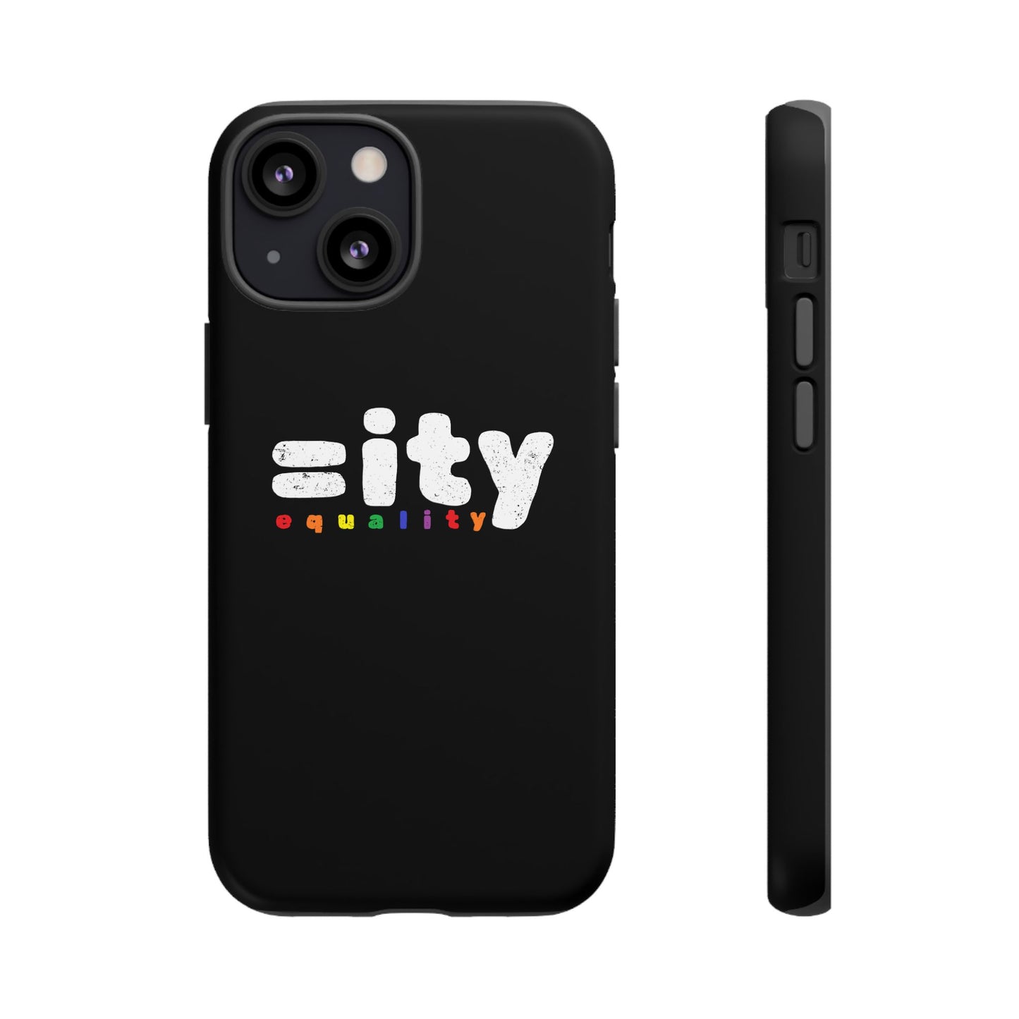 Rainbow Equality Tough Phone Case - Celebrate Diversity and Inclusion