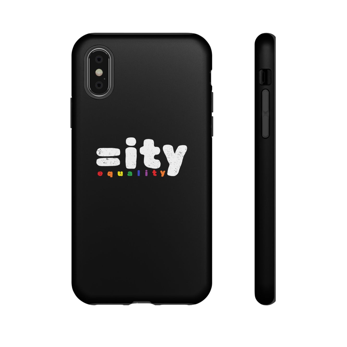 Rainbow Equality Tough Phone Case - Celebrate Diversity and Inclusion