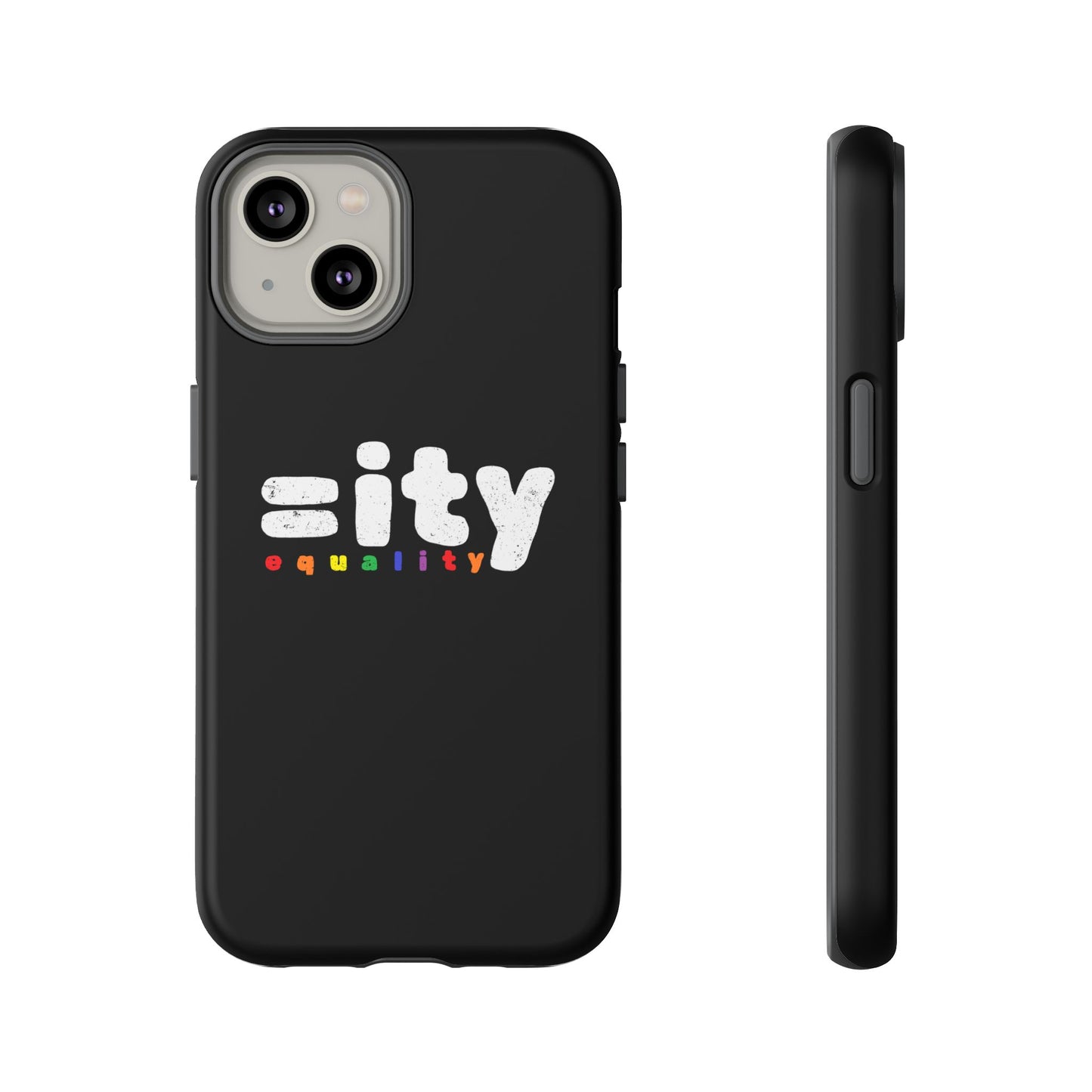 Rainbow Equality Tough Phone Case - Celebrate Diversity and Inclusion