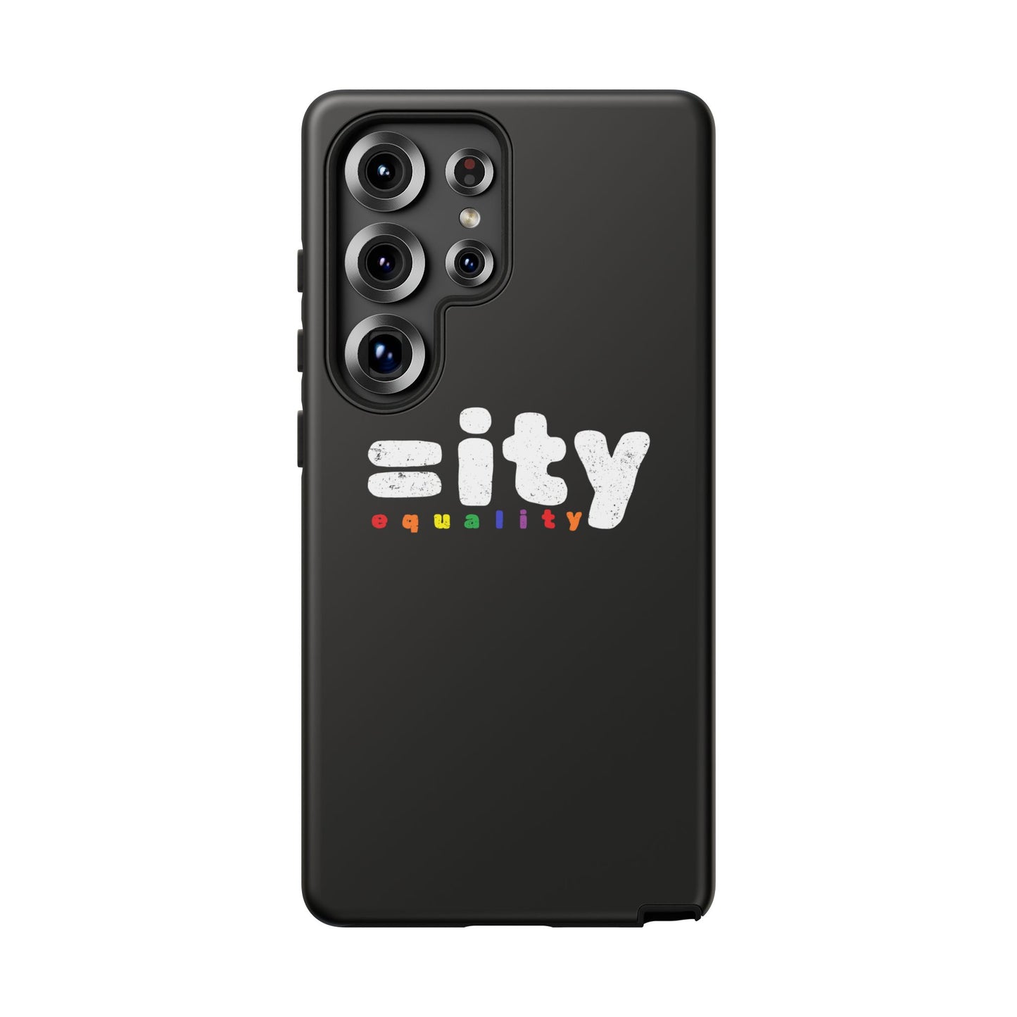 Rainbow Equality Tough Phone Case - Celebrate Diversity and Inclusion
