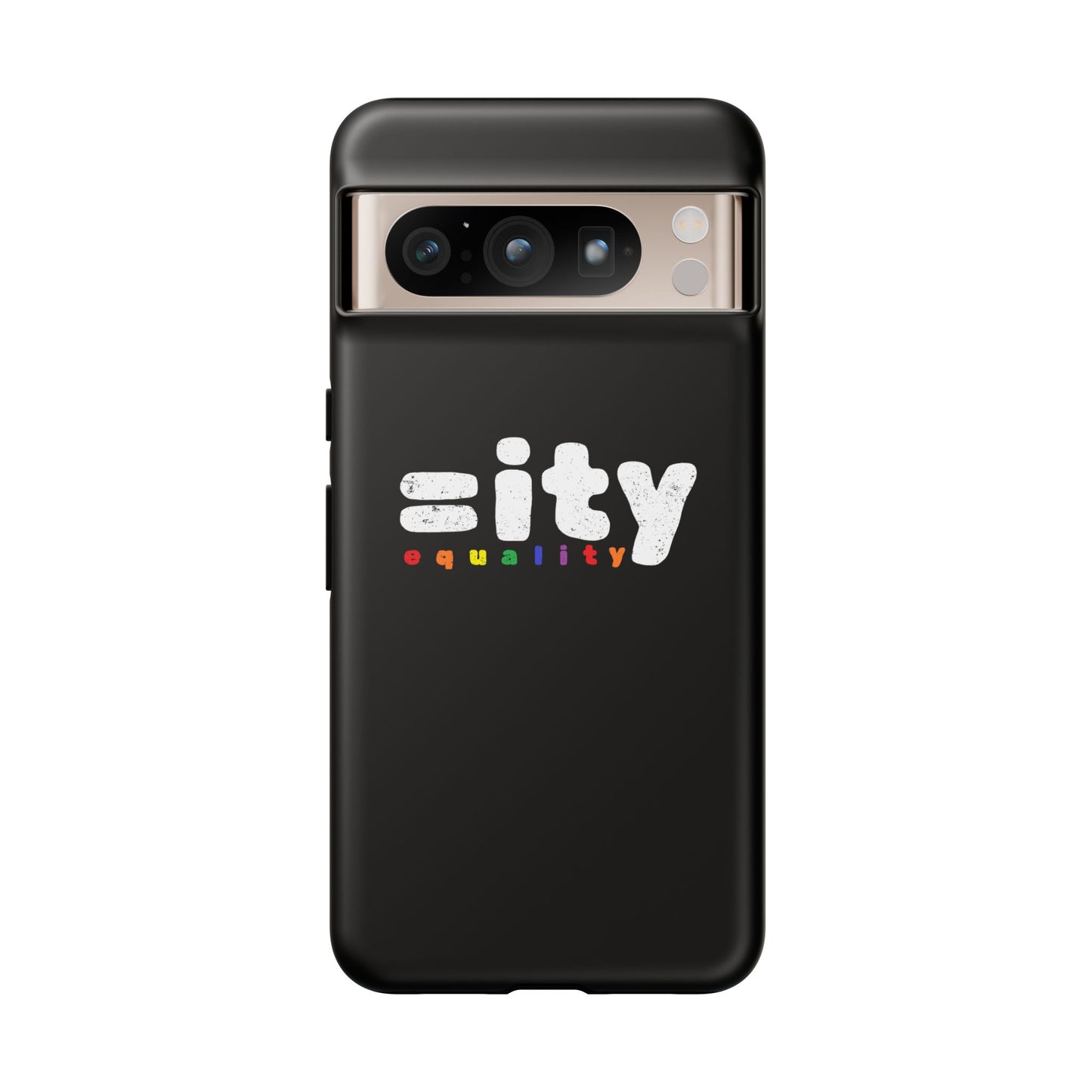 Rainbow Equality Tough Phone Case - Celebrate Diversity and Inclusion