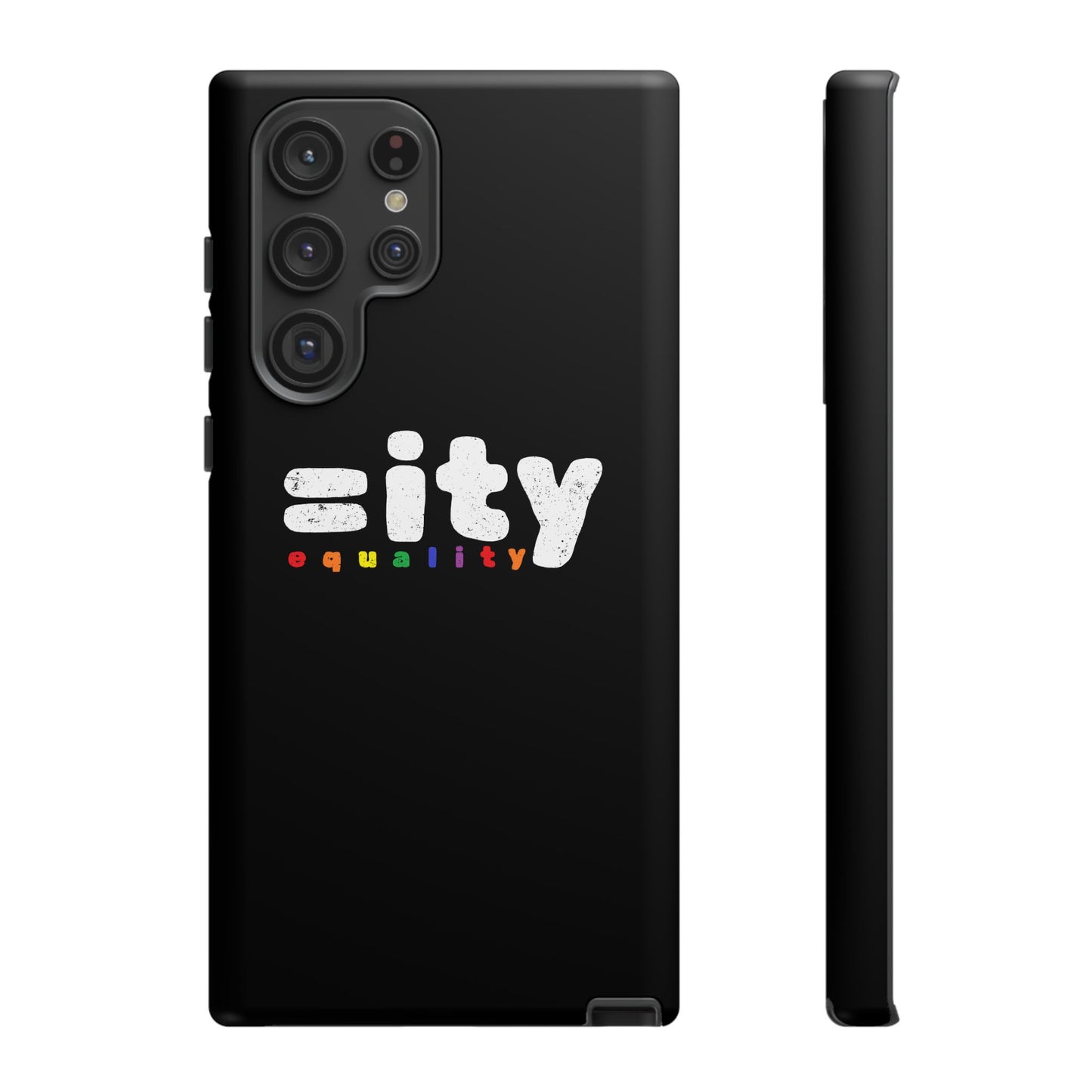 Rainbow Equality Tough Phone Case - Celebrate Diversity and Inclusion
