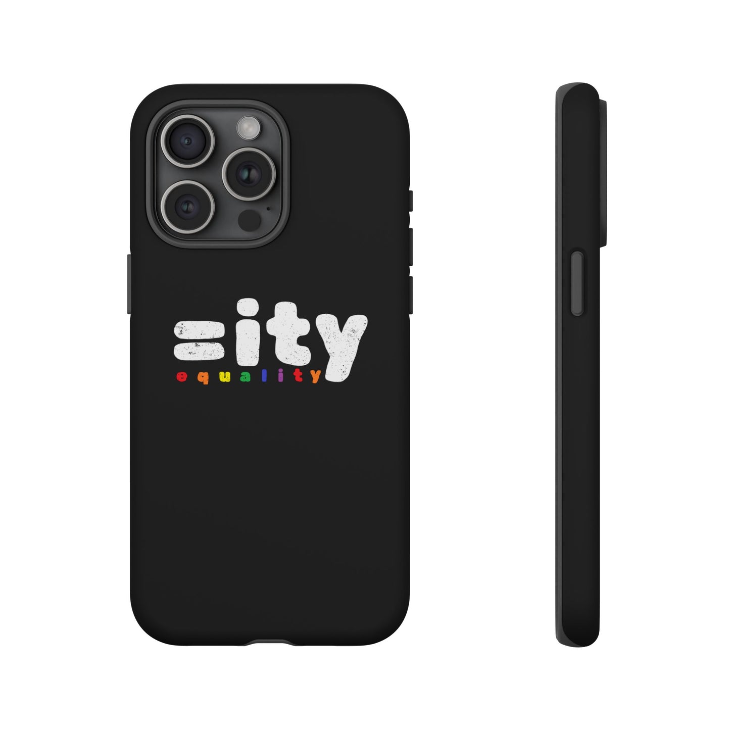 Rainbow Equality Tough Phone Case - Celebrate Diversity and Inclusion