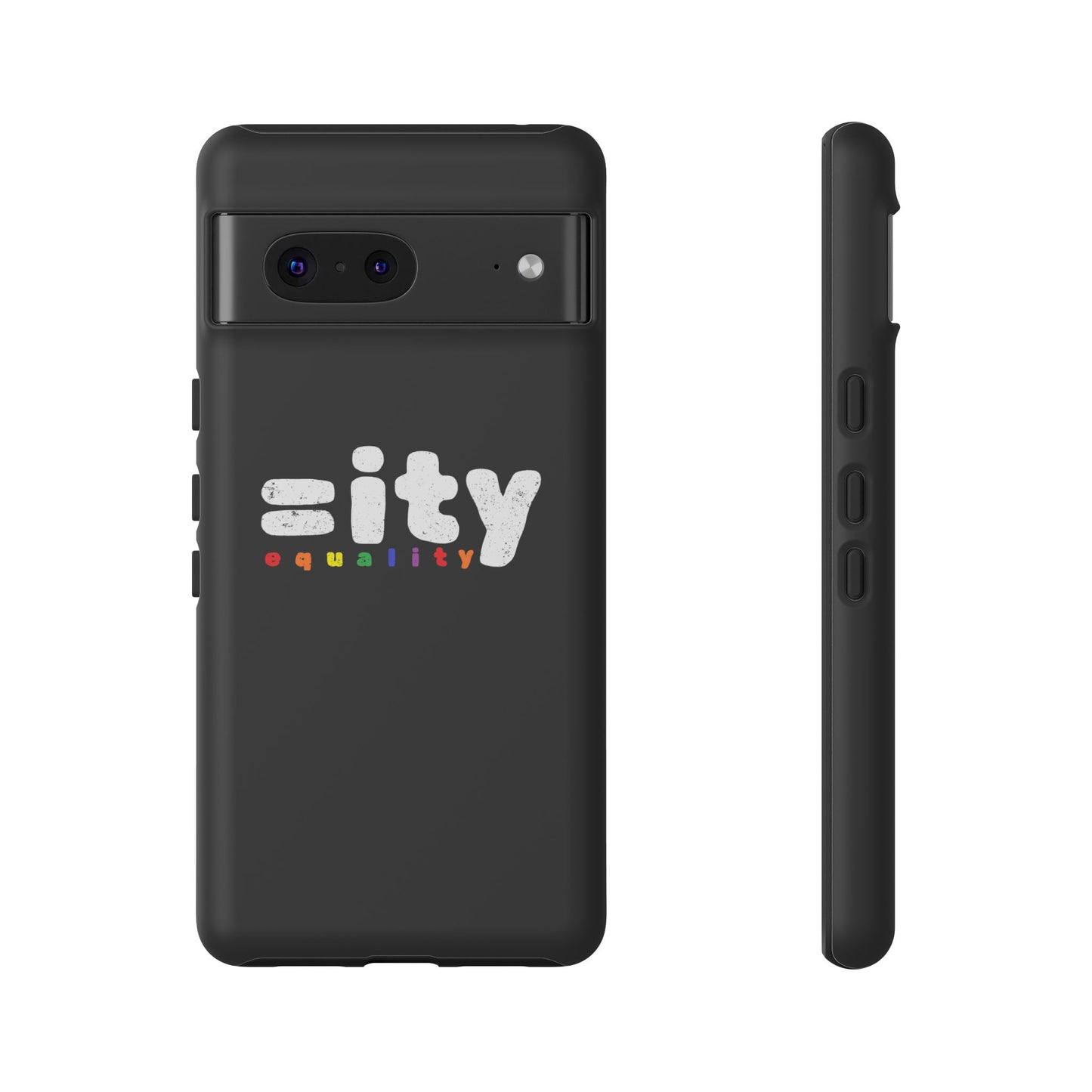 Rainbow Equality Tough Phone Case - Celebrate Diversity and Inclusion