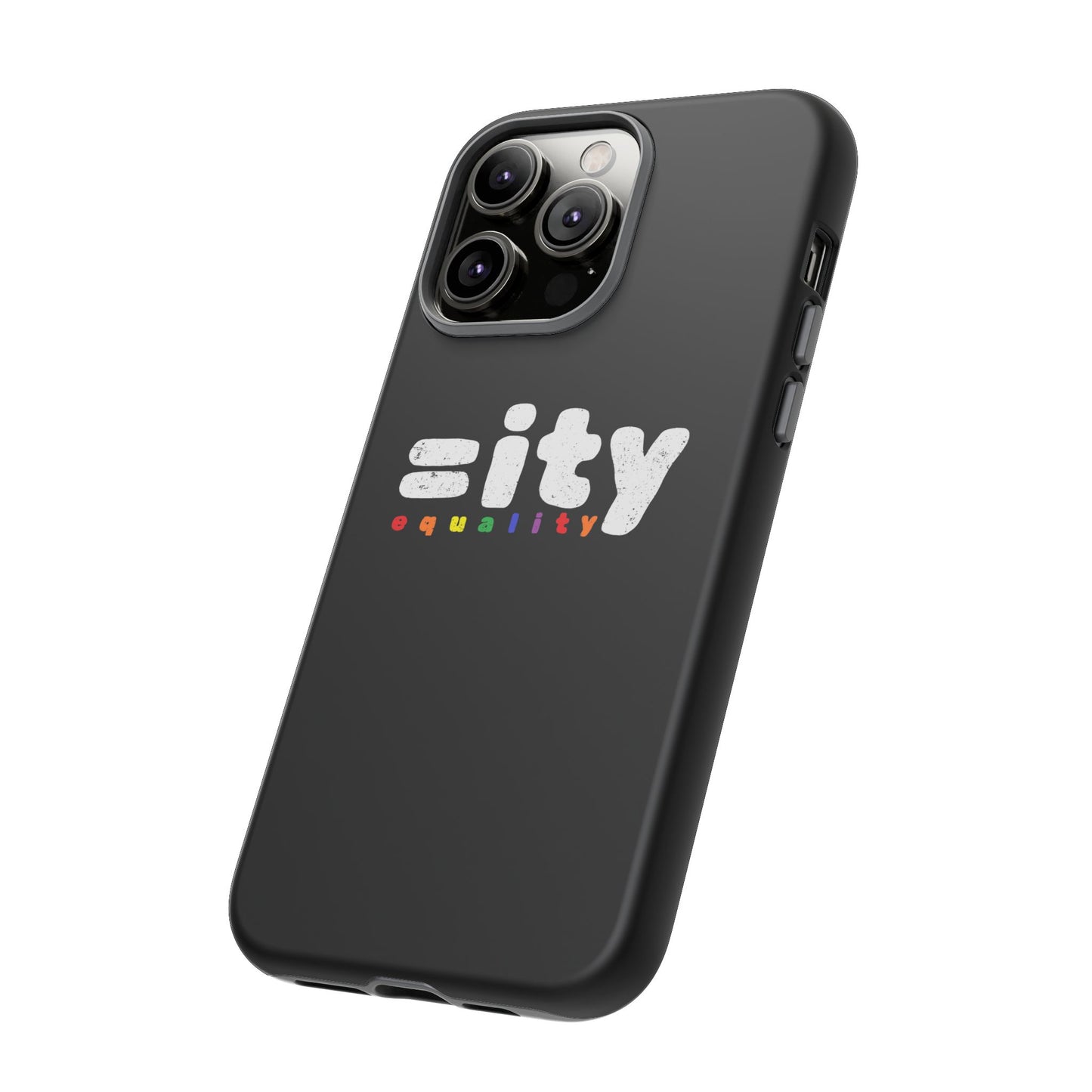 Rainbow Equality Tough Phone Case - Celebrate Diversity and Inclusion