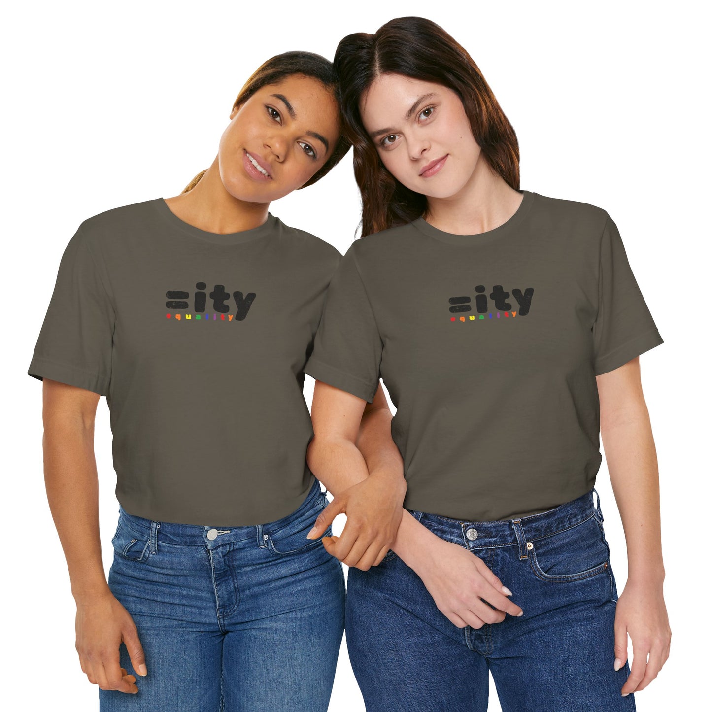 Rainbow Equality Unisex Short Sleeve Tee