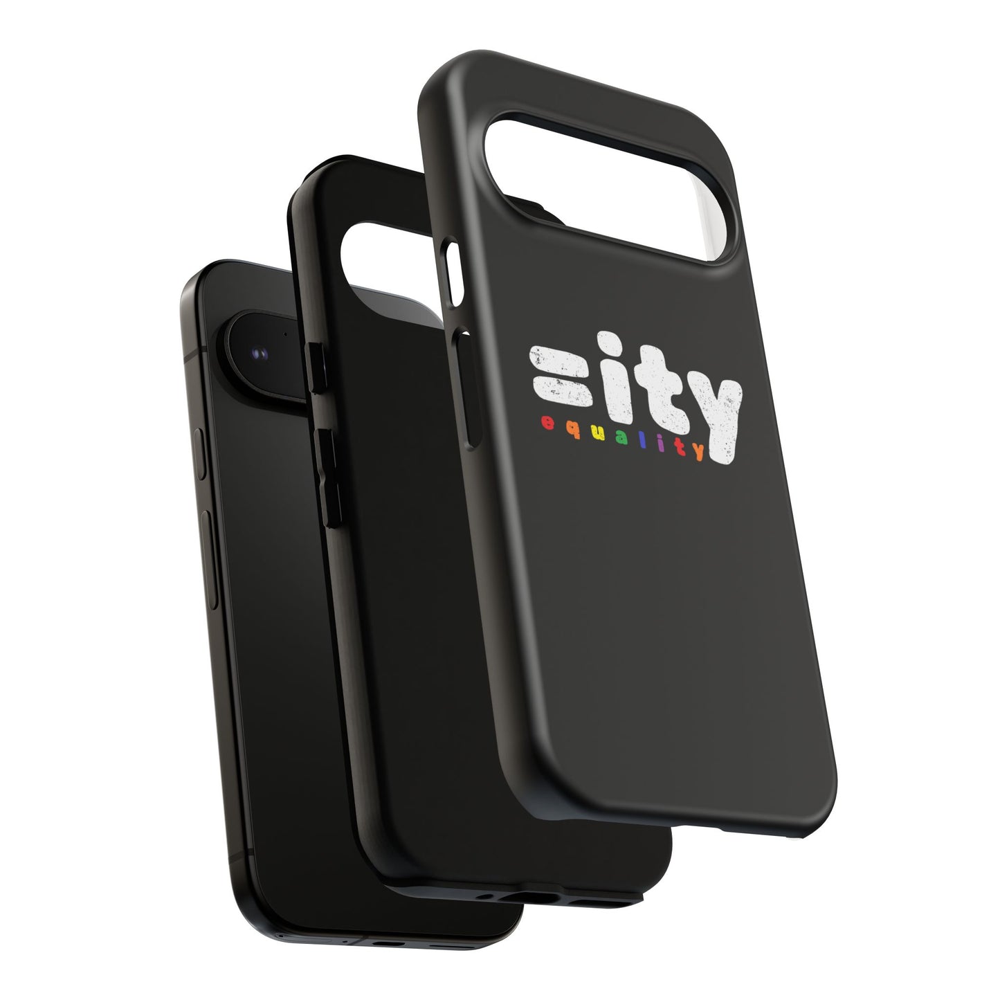 Rainbow Equality Tough Phone Case - Celebrate Diversity and Inclusion