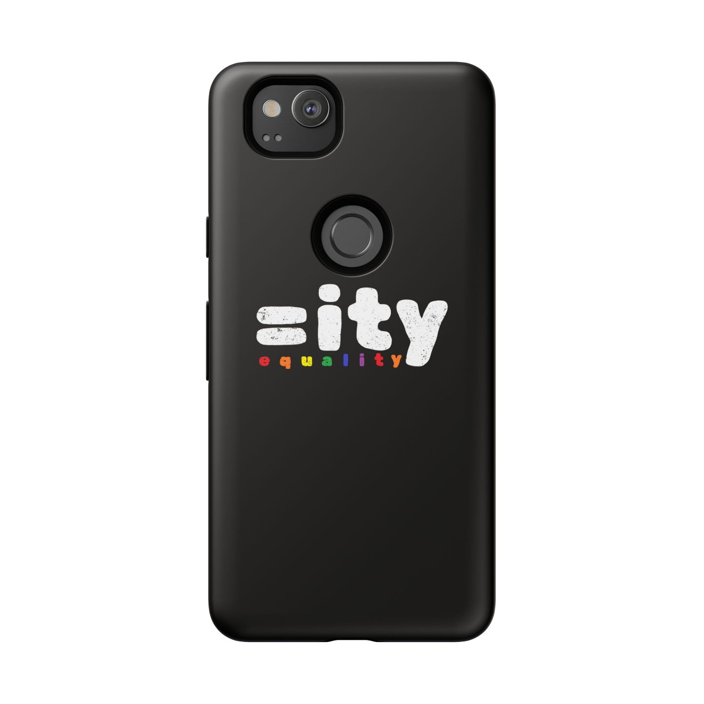 Rainbow Equality Tough Phone Case - Celebrate Diversity and Inclusion