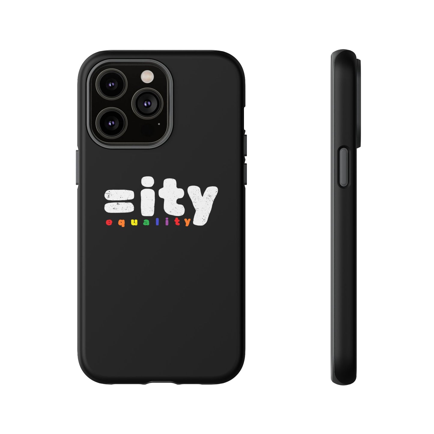Rainbow Equality Tough Phone Case - Celebrate Diversity and Inclusion
