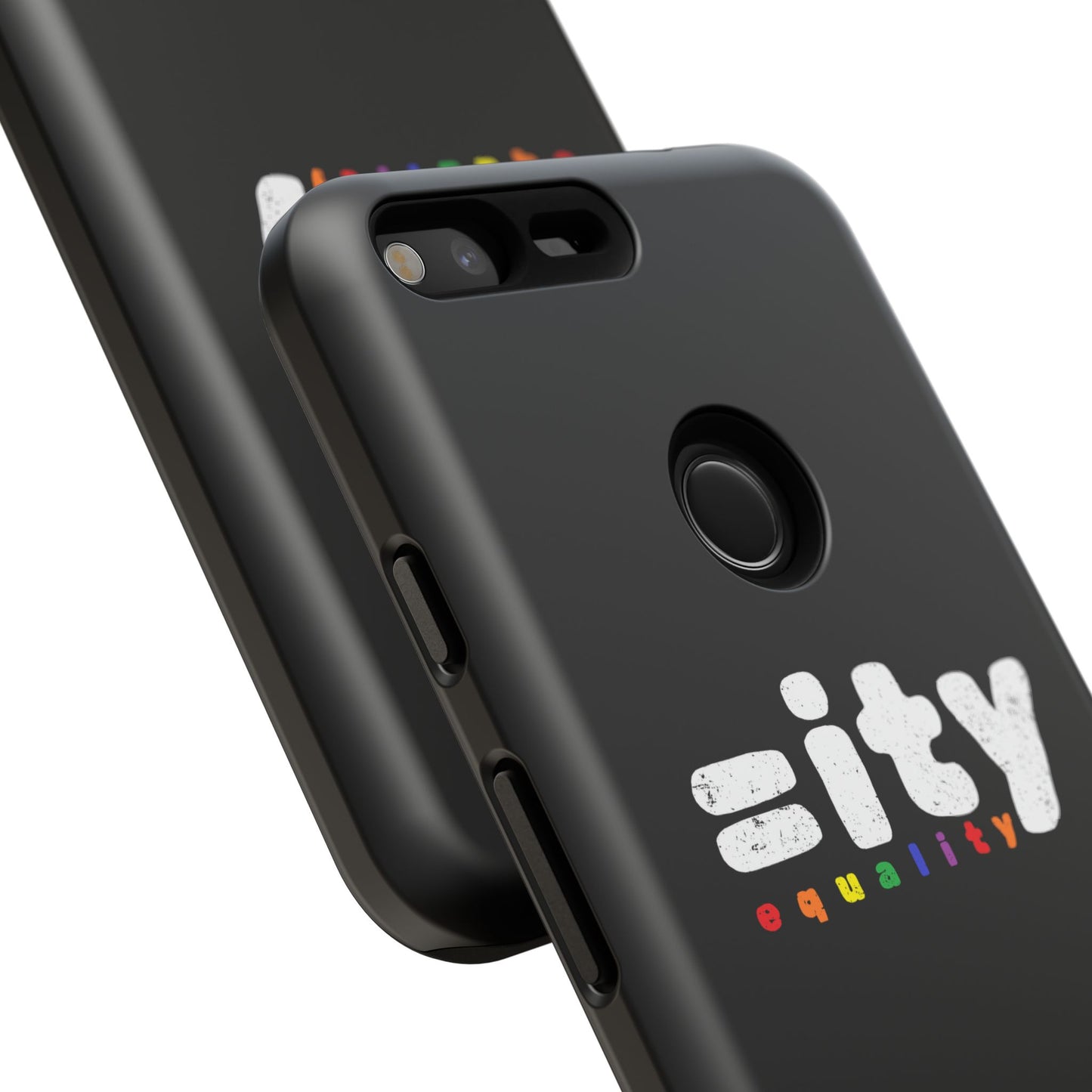 Rainbow Equality Tough Phone Case - Celebrate Diversity and Inclusion