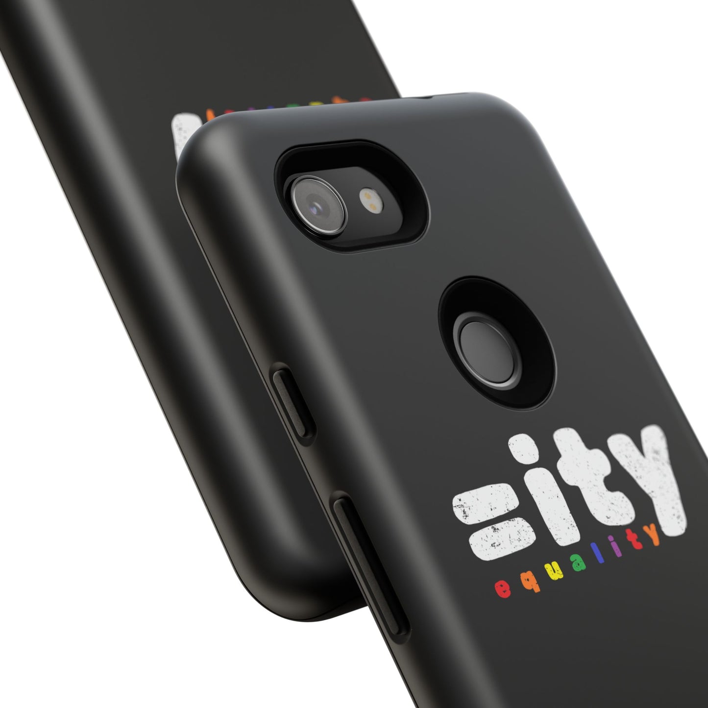 Rainbow Equality Tough Phone Case - Celebrate Diversity and Inclusion