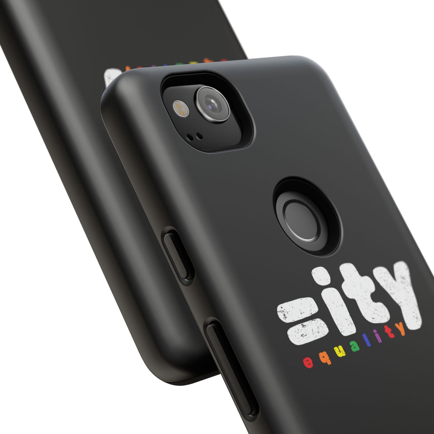 Rainbow Equality Tough Phone Case - Celebrate Diversity and Inclusion