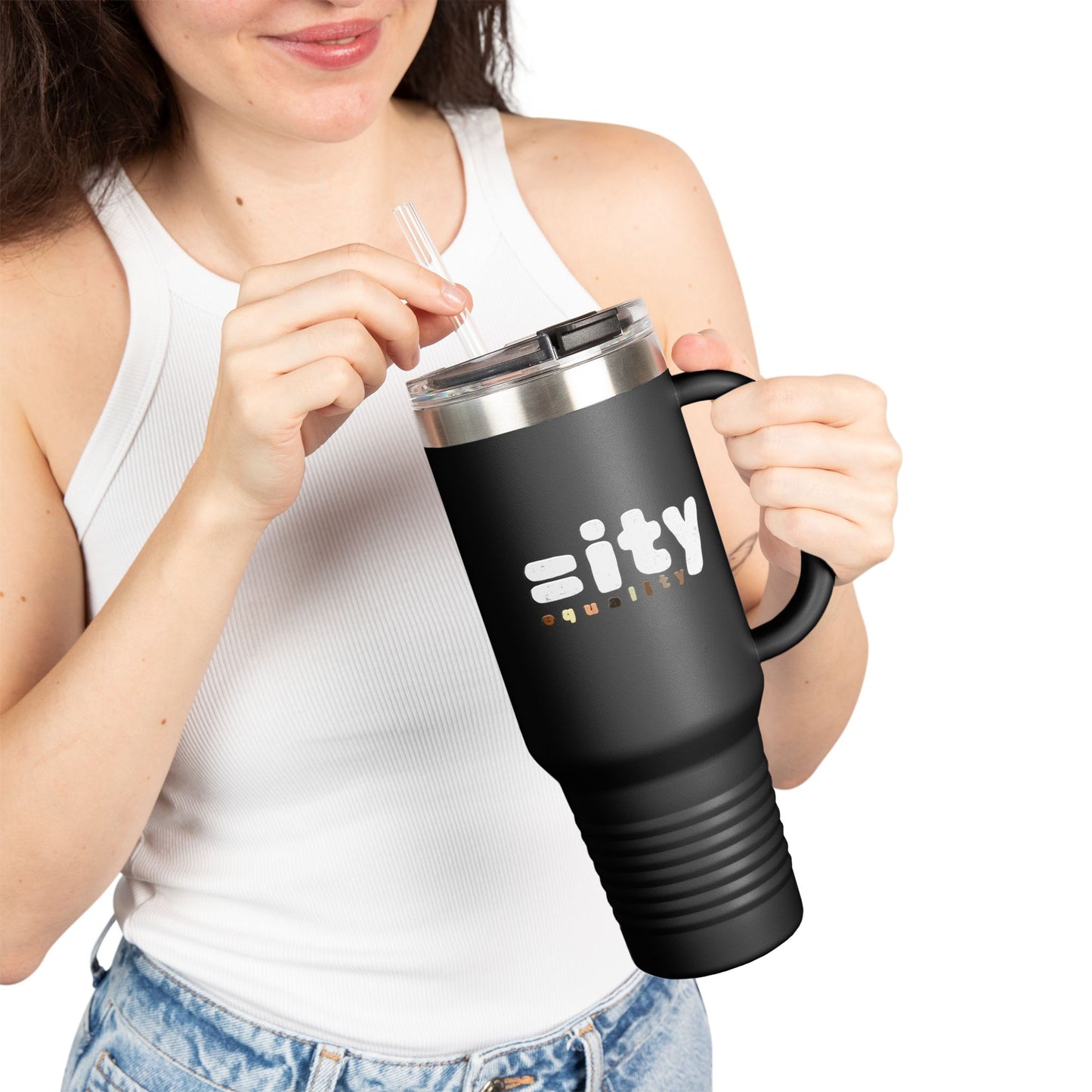 World Insulated Travel Mug - 40oz Equality Design