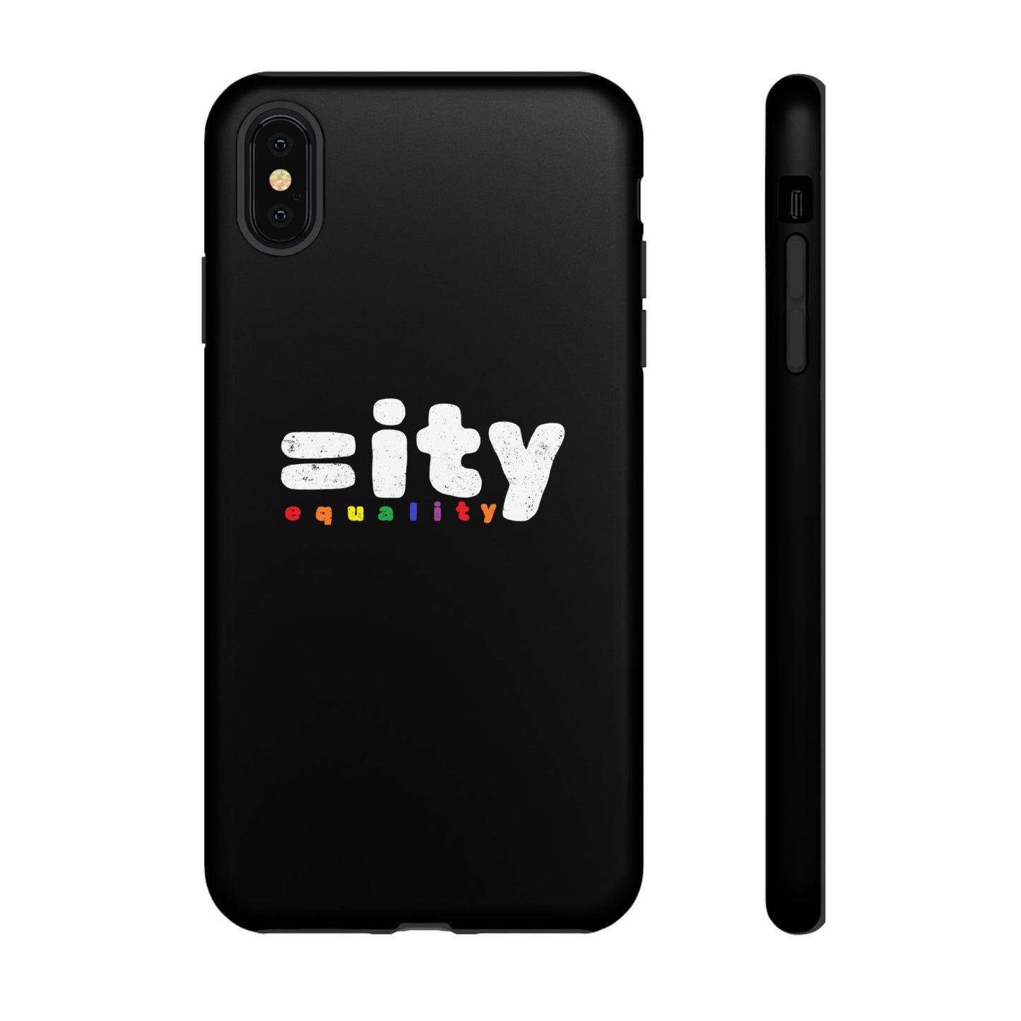 Rainbow Equality Tough Phone Case - Celebrate Diversity and Inclusion